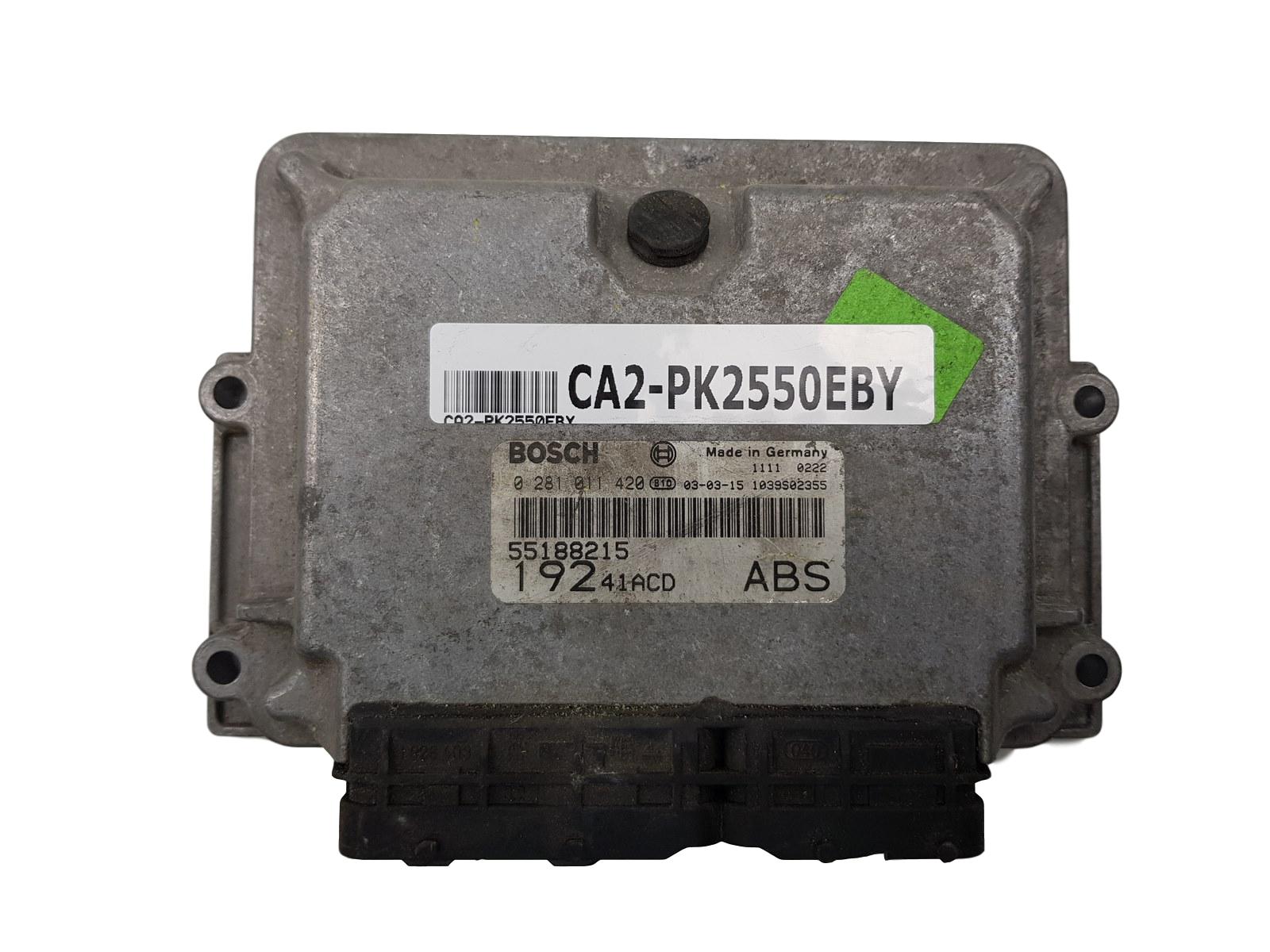 Product Image for Drivers, Computadoras Fiat 55188215 / 0 281 011 420 / 19241ACD / 1039S02355