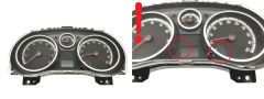 Velocímetro/Instrumentos Y Relojes Opel Corsa D P0013312043 51859