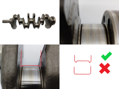 Cigüeñal 0501K7 0501N8 2.0 hdi 16v Peugeot Citroen RHR RHW RHM AH01 AH0X AHX