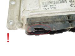 Controlador Toyota 89661-0H023 0261208702 Bosch 46212