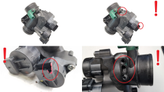 Mariposa De Aire 9649832580 25342946 0345C1 1.6HDI Citroen C4 Peugeot 307