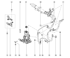 Tubería De La Dirección Asistida Original Trafic  Vivaro NV300 Vito 497254803R