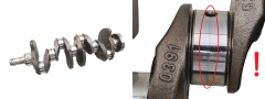 Cigüeñal 0391 8200382457 122011649R 1.5 DCI K9K772 Renault Dacia Nissan