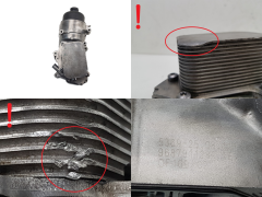 Cubierta Del Filtro De Aceite 9687911280 1103K0 1.6 TDCI 1.6 D Ford Volvo