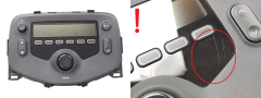 Radio del coche Peugeot 108 Aygo C1 2 86120-0H050 CQ-SS94F1AE 1109