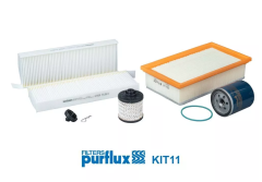Kit de Filtros Para Citroen Peugeot KIT11 9800097580 Purflux