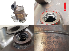 Catalizador 208A05482R  HMLGT7054R Dacia Sandero 2 Nissan Micra