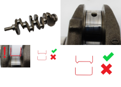 Cigüeñal 430 0501K7 0501N8 2.0HDI Peugeot Citroen RHR RHW RHM AH01 AHX