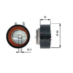 Tensor De La Correa Original Citroen Peugeot 407 C5 2.7-3.0 HDI 9814121580