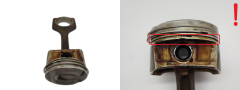 Biela Del Pistón Citroen Peugeot 1613665180 1648526580 1.6 THP VTI