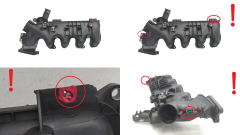 Colector De Admisión 9684941780 0361N3 1.6 HDI 16v TDCi Ford Peugeot PSA Volvo