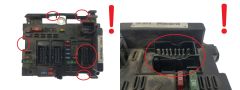 Controlador BSM B3 9643538080 PSA Delphi 1851