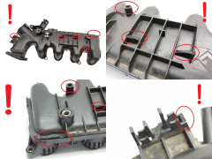 Colector De Admisión 0361N3 9653808680 1.6HDI 16v TDCI Citroen Peugeot Ford 1870
