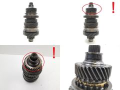 Árbol Primario De La Caja De Cambios 8200654088 JR5364 Renault Kangoo 2 1.5 DCI