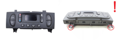Controles Calefacción AC Renault Scenic 1 7700435401 69470002 Valeo 3