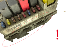 Caja Reles / Fusibles 51724394 0051724394057657 Alfa Romeo Delphi 58145