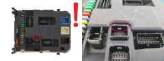 Controlador BSI X01-00 9666951980 22661F01 PSA Valeo 1511