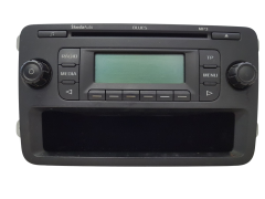 Radio Cd Mp3 Skoda Fabia 5J0035152A Blues