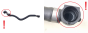 Tubería Del Sistema De Refrigeración 924108542R 2.0 dCi Renault Trafic 3