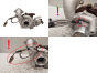 Turbocompresor GTD1244VZ 9804119380 PSA 1.6 eHDI 1.5 TDCi 40602 km