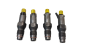 Inyección De Combustible Citroen Peugeot LCR6736001 198057 1.9 D DW8 Lucas x4