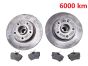Discos de freno Completo Trasera Renault Trafic 3 432022742R 440607091R 6000km