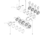 Cojinetes Del Cigüeñal Original Master III Movano B NV400 2.3 dCi 122076327R