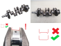Cigüeñal 430 0501K7 0501N8 2.0 hdi 16v RHR RHW RHM Peugeot Citroen