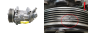 Compresor Aire Acondicionado 6453QE 9655191580 Sanden SD6V12 1449PSA Peugeot