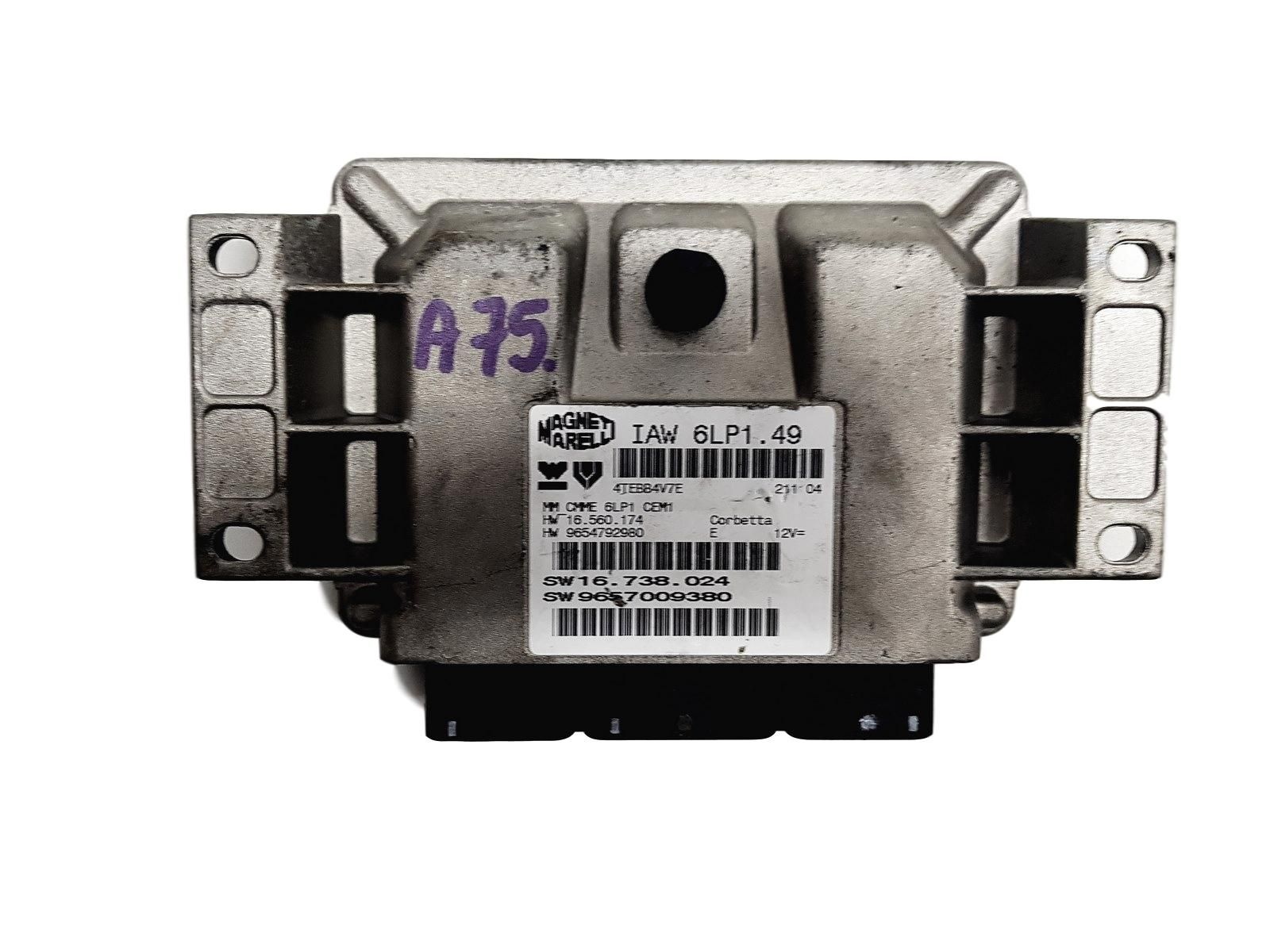 Controlador 9657009380 IAW6LP1.49 16.738.024 PSA Magneti Marelli main product photo