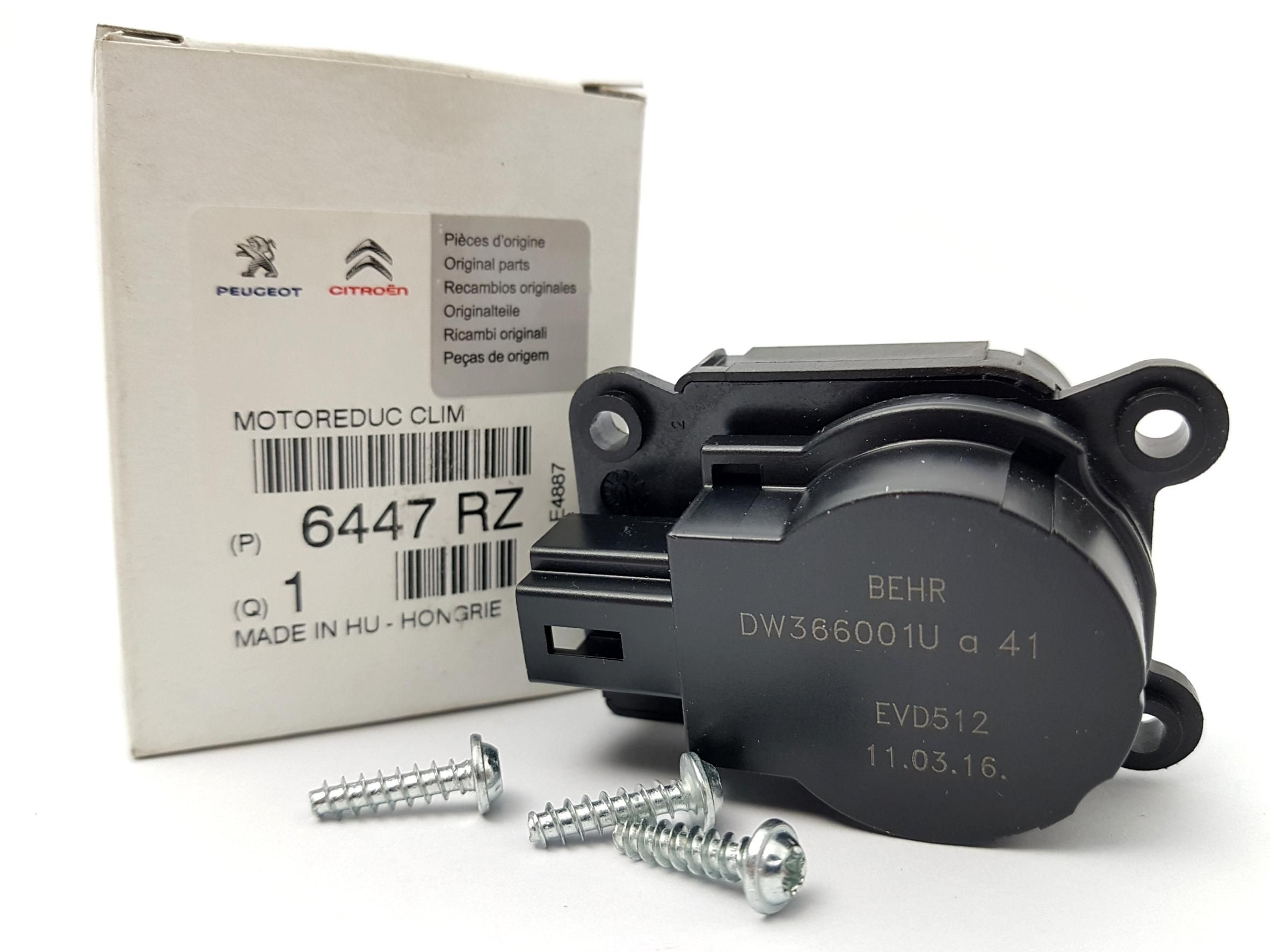 Elemento De Ajuste, Aleta De Mezcla Nueva Original Citroen Peugeot C4 307 6447RZ EAD512 main product photo
