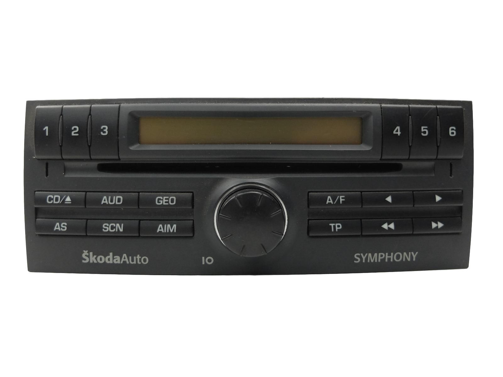 Radio Cd Skoda Fabia 6Y0035156E SKZAZ9F Symphony main product photo