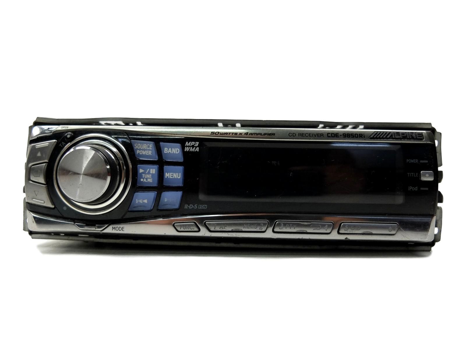 Radio Cd Mp3 Alpine CDE-9850Ri 50Wx4 WMA RDS main product photo