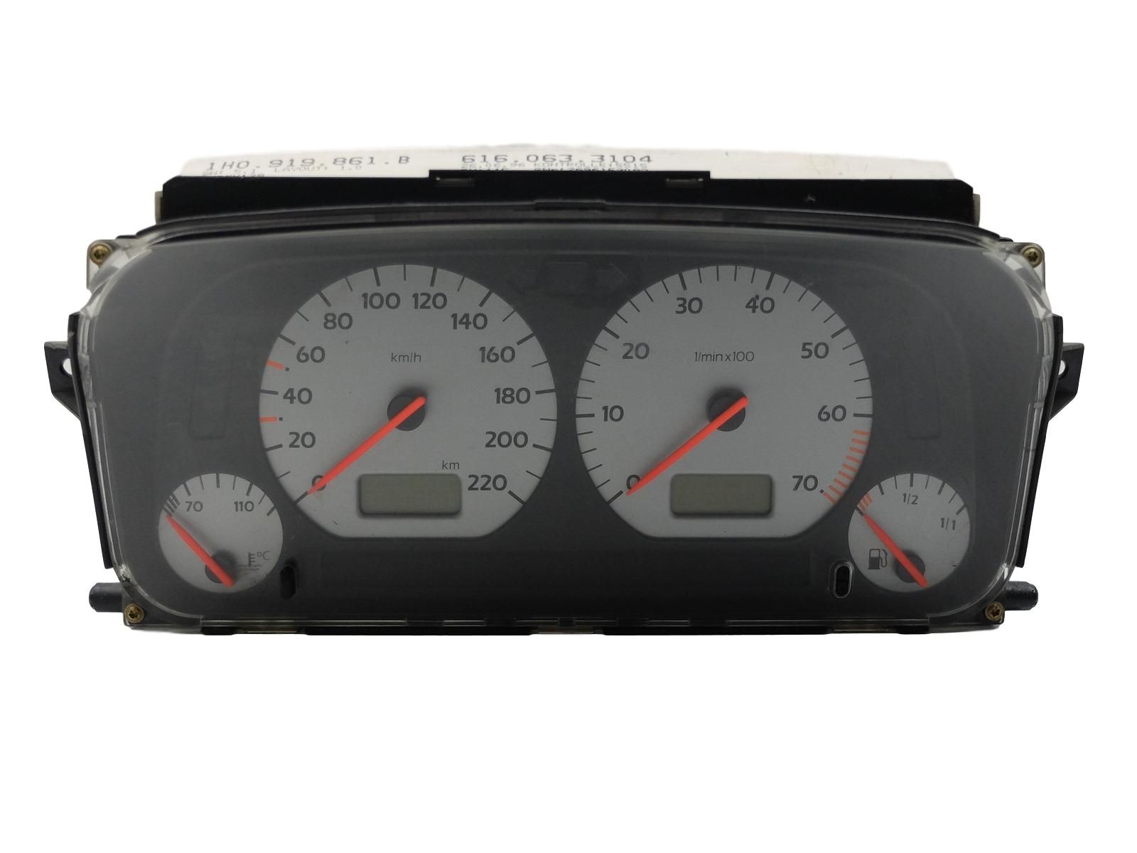 Velocímetro/Instrumentos Y Relojes VW Golf III 1H0919861B 6160633104 main product photo
