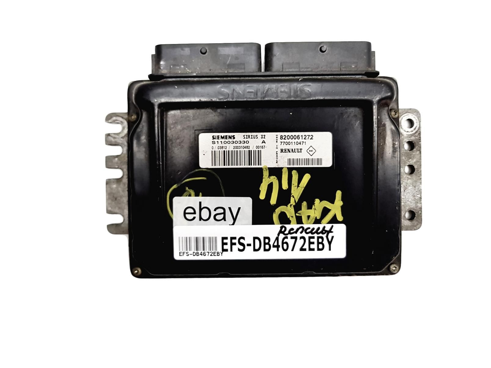 Controlador S110030330A 8200061272 7700110471 Renault Siemens 4672 main product photo