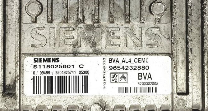 Controlador S118025601C 9654232880 8200302005 PSA Siemens 15041 main product photo