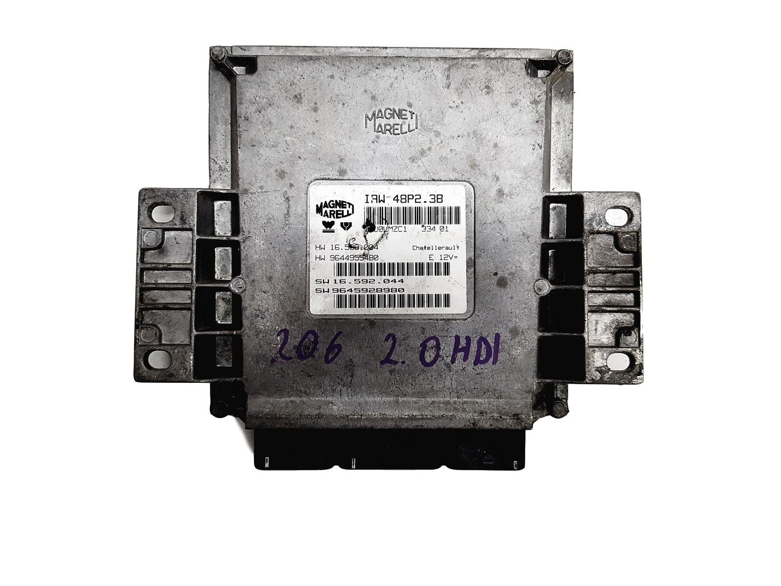 Controlador 9645928980 9644955480 IAW48P2.38 PSA Magneti Marelli main product photo