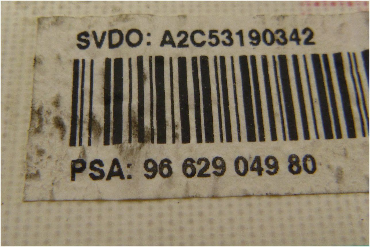 Licznik Zegary 1,6 hdi Peugeot 207 9662904980 main product photo
