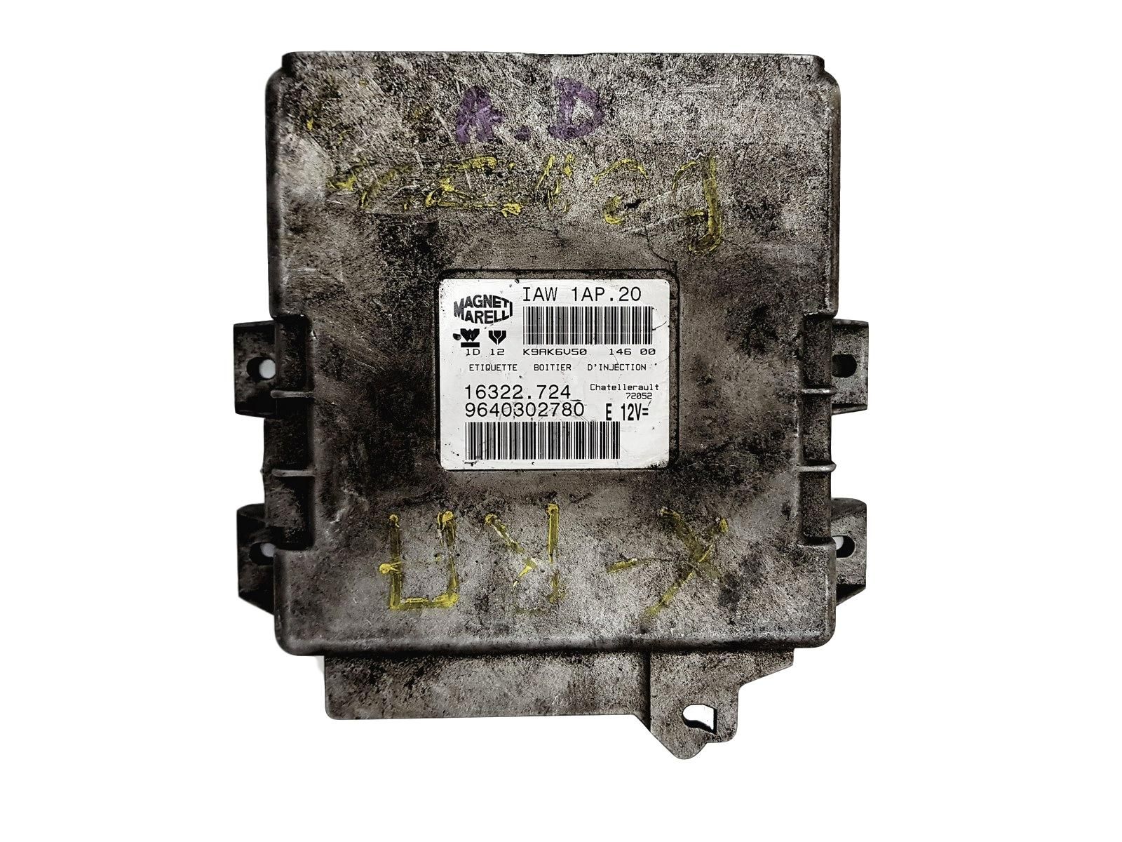 Controlador 9640302780 16322.724 IAW1AP.20 PSA Magneti Marelli main product photo