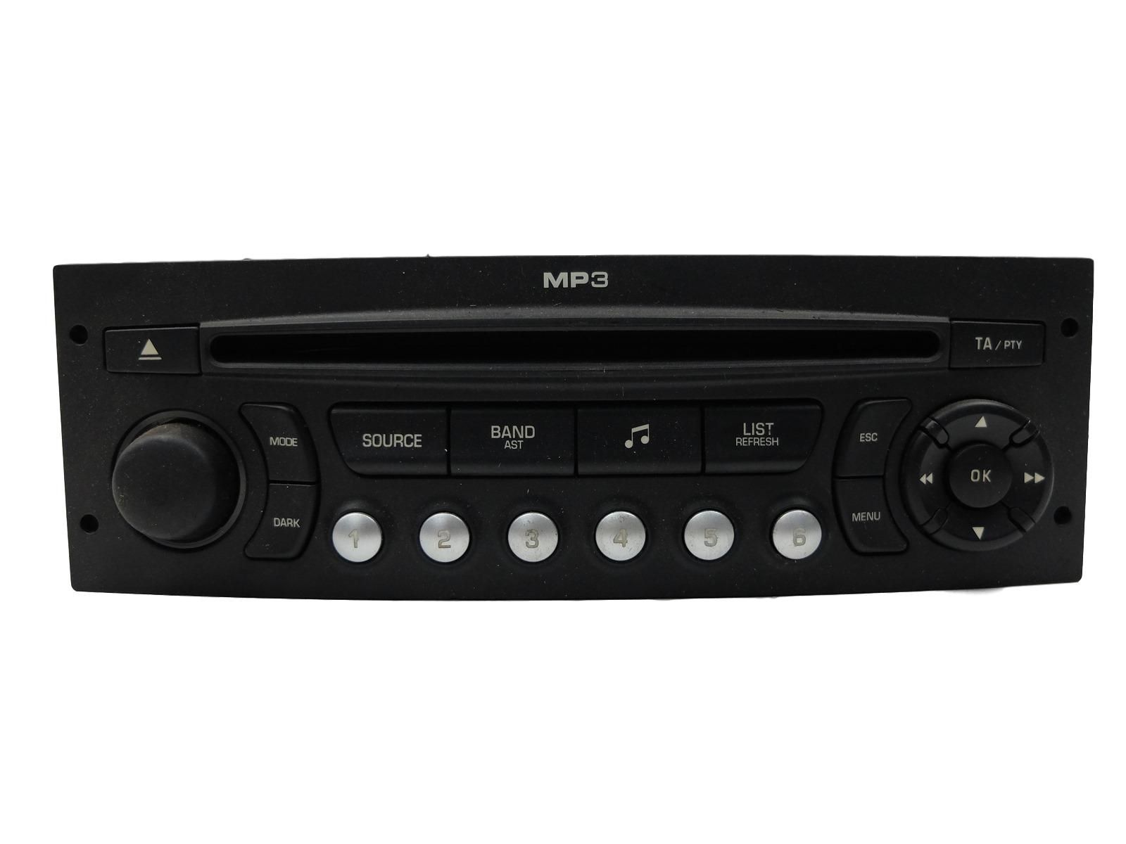 Radio Cd Mp3 Peugeot 207 96643699XT Siemens main product photo