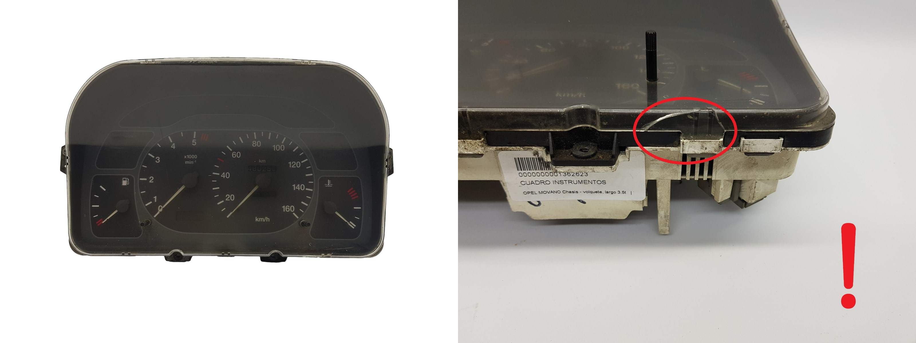 Velocímetro/Instrumentos Y Relojes Renault Master 2 Opel Movano 43-1364-B 1783 main product photo