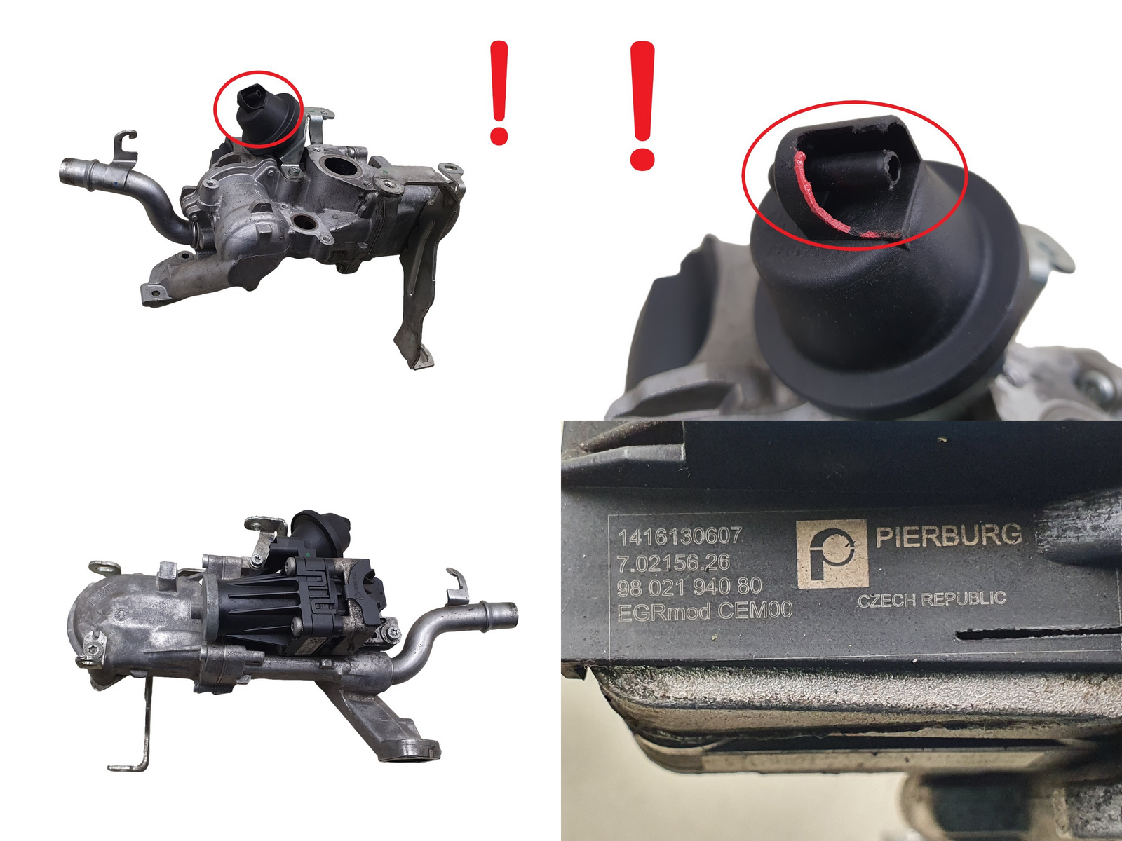 Válvula Egr Citroen Peugeot 9802194080 7.02156.26 1.6 1.4 eHDI 8v main product photo