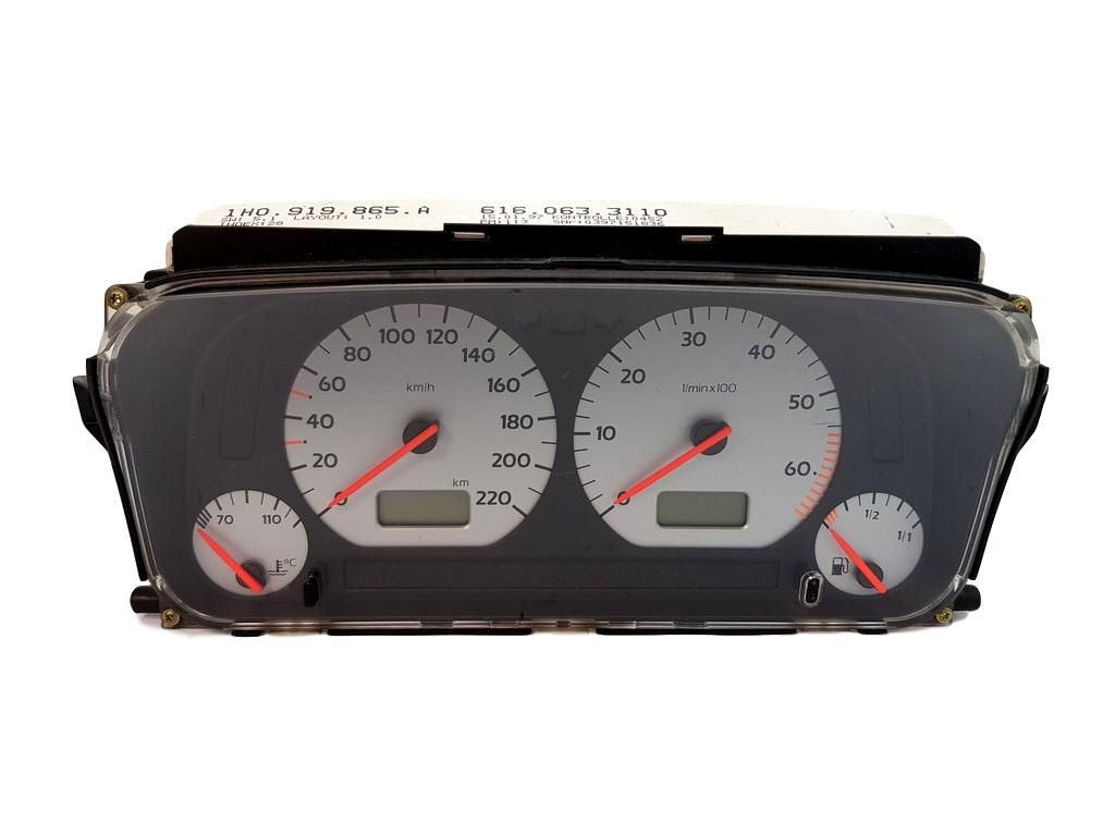 Velocímetro/Instrumentos Y Relojes VW Golf MK3 1H0919865A 6160633110 main product photo