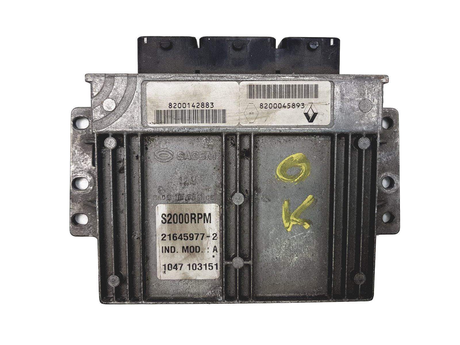 Controlador 8200142883 8200045893 21645977-2 Renault Sagem main product photo
