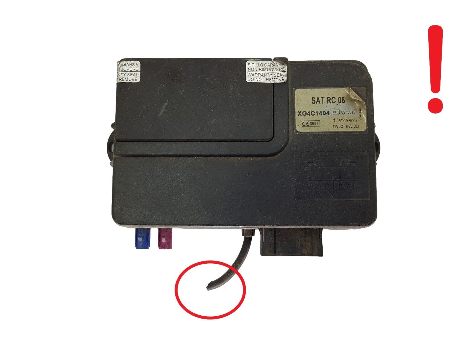 Controlador XG4C1404 SAT RC 06 Meta System main product photo