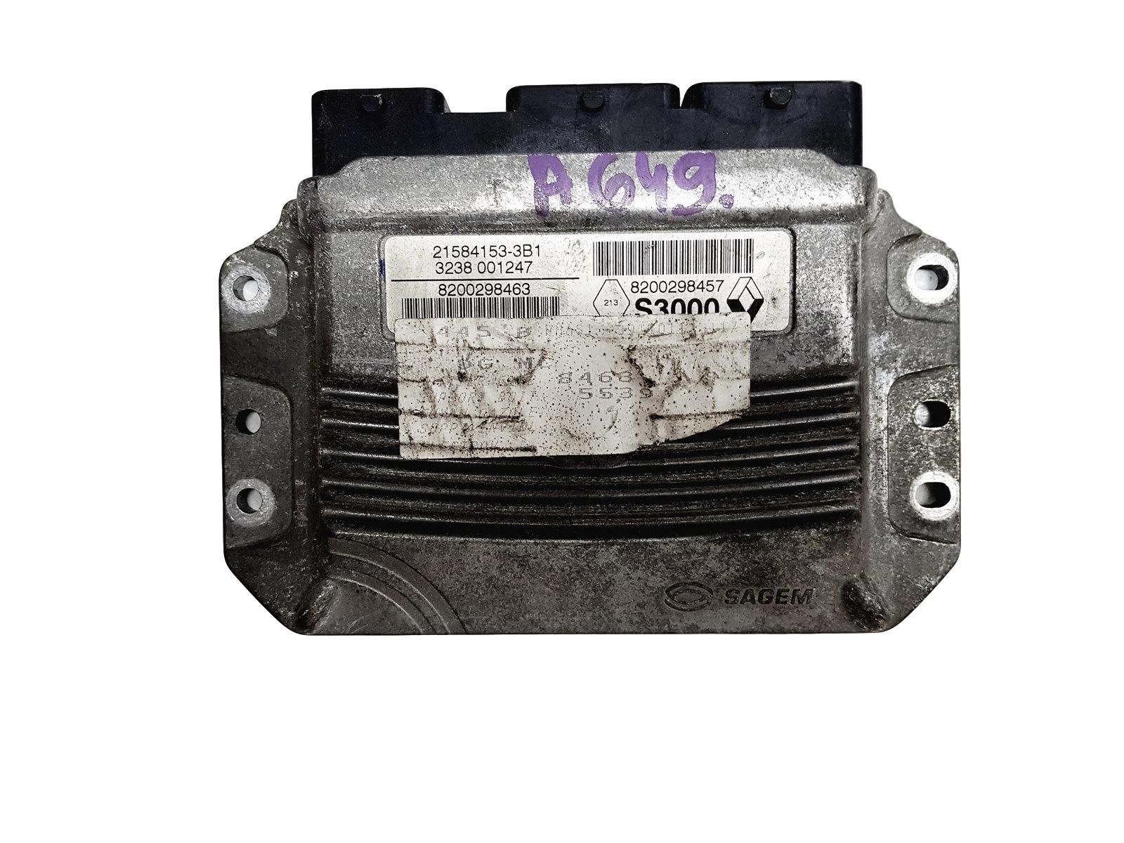 Controlador 21584153-3B1 8200298463 8200298457 Renault Sagem 11010 main product photo